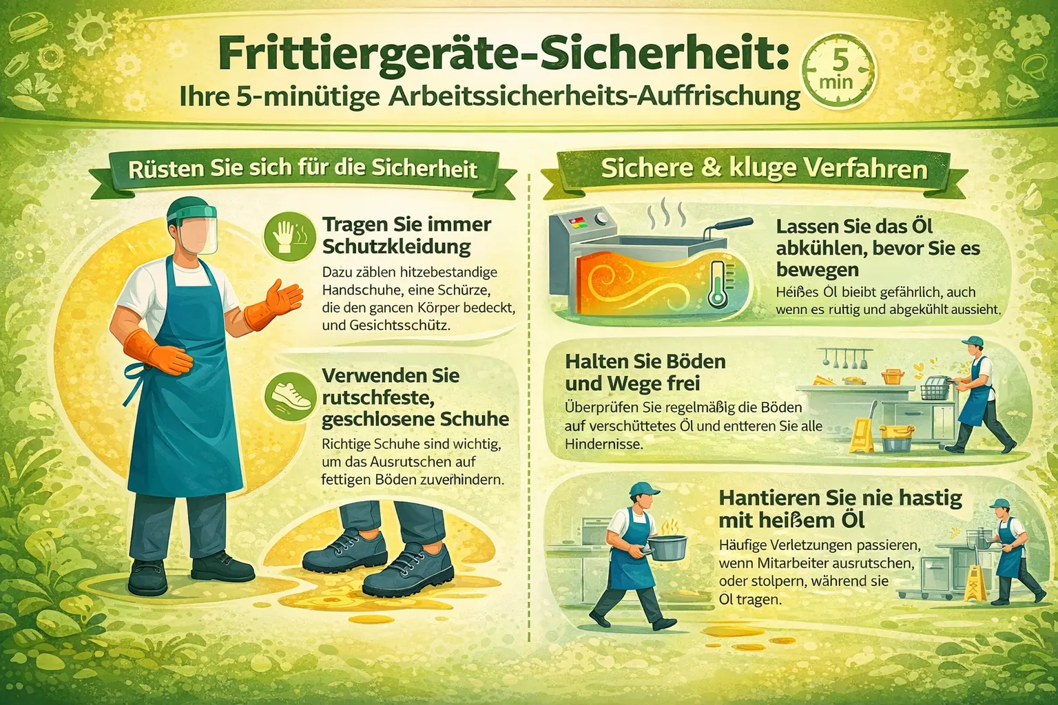 Sichere Entsorgung von Altspeiseöl in Restaurants