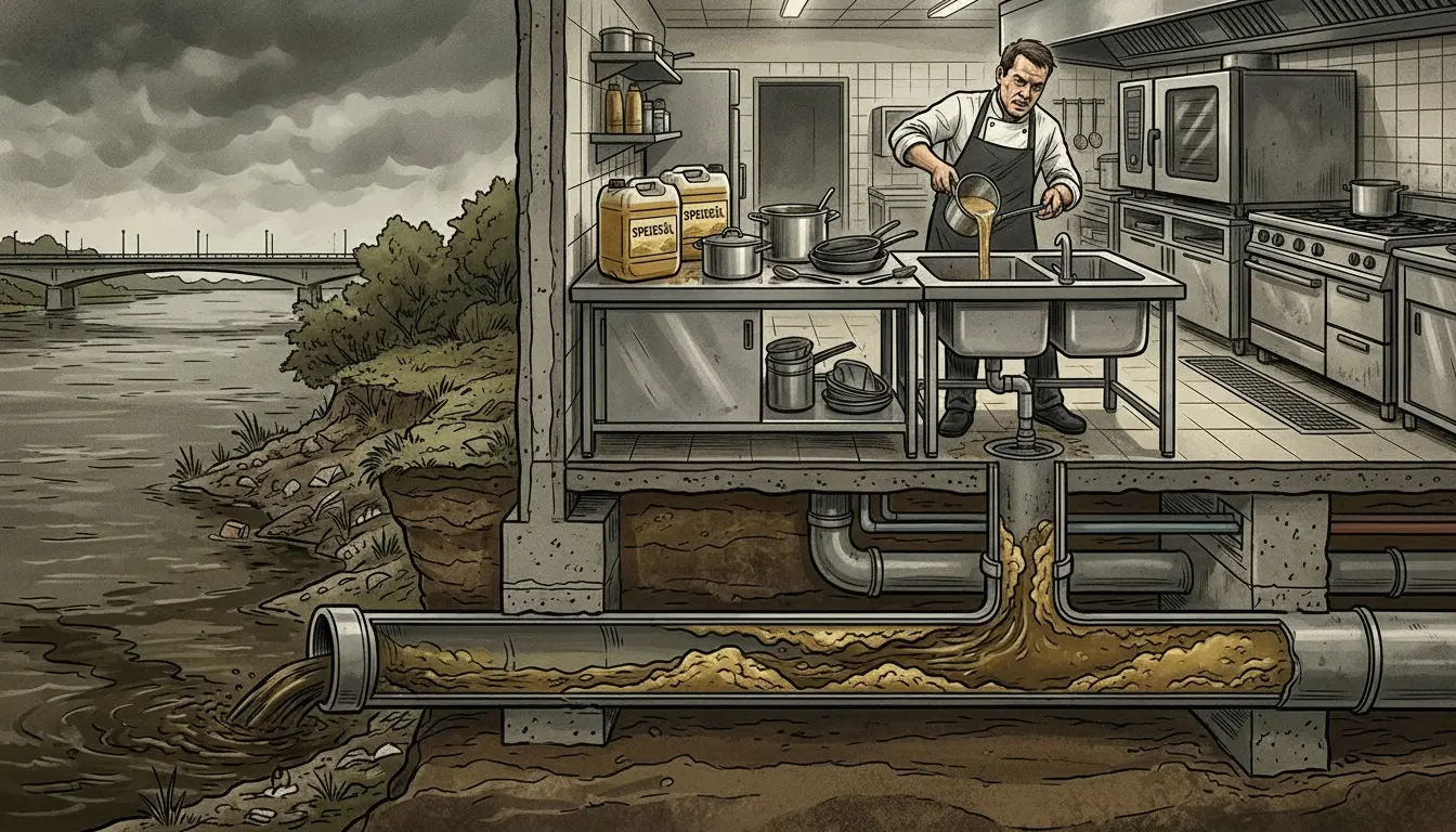 Altspeiseöl falsch entsorgen