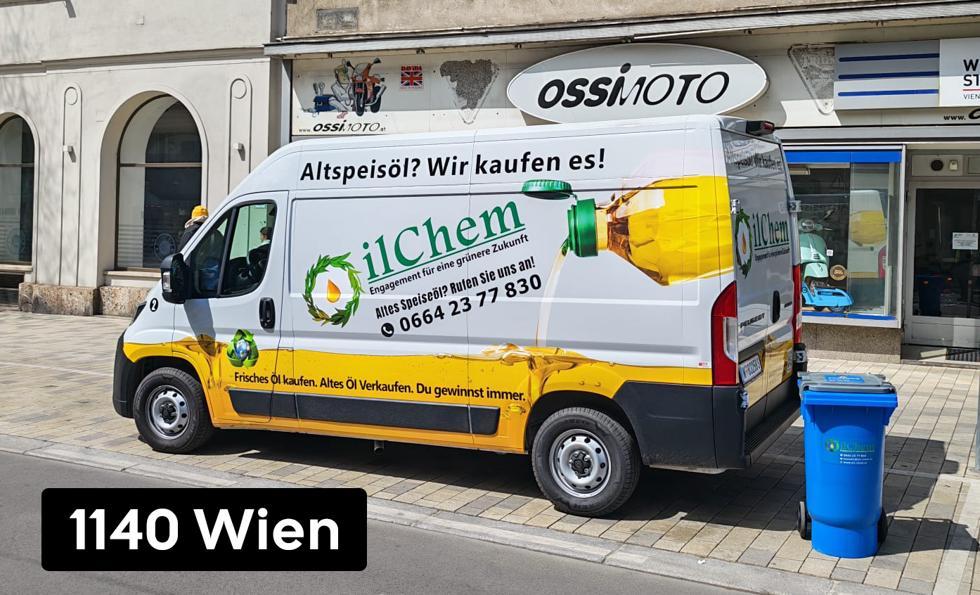Altspeiseöl Entsorgung in 1140 Wien – Penzing